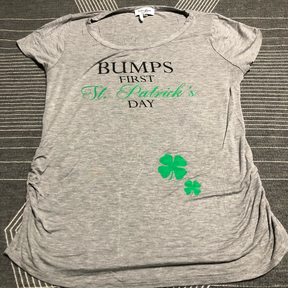 Maternity St Patrick’s Day t shirt